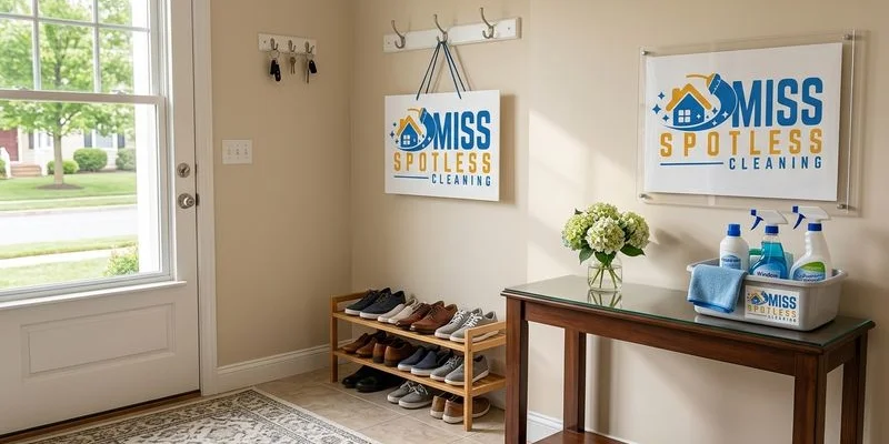 Clean and organized Salisbury home maintained with regular professional cleaning visits