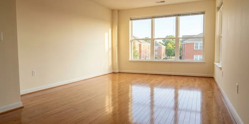 Empty clean apartment ready for final walkthrough and full deposit return